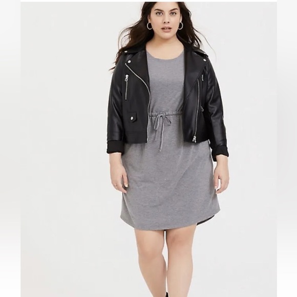 New! Torrid Gray Terry Dress ~ Sz 2 - Picture 4 of 4